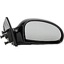 Passenger Side Mirror, With Heat, Without Blue Glass, Power Adjust, Heated, Black, Power Folding, No Signal Light, No Memory, No Auto-Dimming