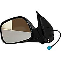 955-838 Driver Side Mirror, Power Adjust, Non-Heated, Power Folding, Black, No Signal Light, No Memory, No Puddle Light, No Auto-Dimming, No Blind Spot Feature