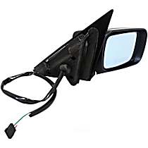 955-895 Passenger Side Mirror, Power, Non-Heated, Manual Folding, Black, No Signal Light, No Memory, No Puddle Light, No Auto-Dimming, No Blind Spot Feature