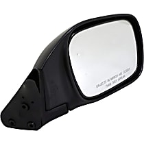 Passenger Side Mirror, With Remote Control, Manual Adjust, Non-Heated, Black, Manual Folding, No Signal Light, No Blind Spot Feature, No Memory, No Puddle Light, No Auto-Dimming
