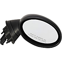 955-975 Passenger Side Mirror, Power Folding, Heated, Black, Without Auto-Dimming, Without Blind Spot Feature, Without Signal Light, Without Memory