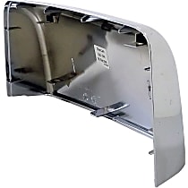 Mirror Cover - 959-018 - Passenger Side, Chrome, Plastic, Direct Fit, Sold individually, For Vehicles Trailer Tow Package, With Puddle Lamps