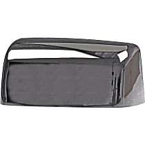 Mirror Cover - 959-019 - Driver Side, Chrome, Plastic, Direct Fit, Sold individually, For Vehicles Trailer Tow Package, With Puddle Lamps