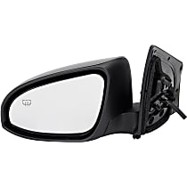 959-201 Driver Side Mirror, Power Folding, Heated, Black, Without Auto-Dimming, Without Blind Spot Feature, Without Signal Light, Without Memory