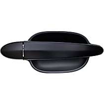 Front or Rear, Driver Side Black Exterior Door Handle, Without Key Hole, E60 Body, Without Keyhole, Help Series