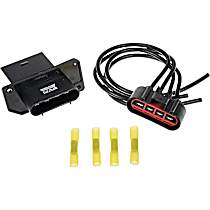 Blower Motor Resistor, With Manual A.C.; With Rear Auxiliary A.C., OE Solutions Series - 