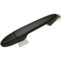 Front, Driver Side Black Exterior Door Handle, Without Key Hole, Without Smart Key; Without Keyhole, Help Series