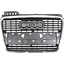 Grille Assembly, Chrome Shell with Gray Insert