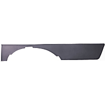 Front, Driver Side, Upper Fog Light Trim, mfrbodycodename : B7, 3rd Generation, For Models Without Sport Package, With Fog Light Holes, Black