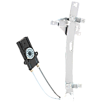 Rear, Driver Side Power Window Regulator, Without Motor