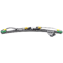 Rear, Driver Side Power Window Regulator, Without Motor