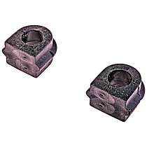 Rear, Driver and Passenger Side Sway Bar Bushing, Thermoplastic Bushings; 22.20 mm Diameter Bar, Set of 2, Premium Chassis Series