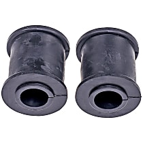 Rear, Driver and Passenger Side Sway Bar Bushing, Built in USA; 15 mm Diameter Bar, Set of 2, Premium Chassis Series