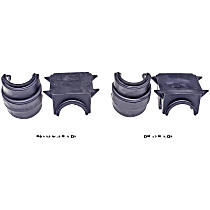 Front, Driver and Passenger Side Sway Bar Bushing, Improved 2 Piece Design, Set of 2, Premium Chassis Series