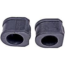 Front To Frame Sway Bar Bushing, 36.51 mm Diameter Bar; Without Tabs On Mounting Clamps, Set of 2, Premium Chassis Series