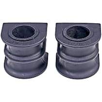 Front, Driver and Passenger Side Sway Bar Bushing, 34 mm Diameter Bar; Thermoplastic Bushings; With High Performance Suspension, Set of 2, Premium Chassis Series