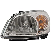 Driver Side Headlight, with Bulb, Halogen, LS/LT/Sport/SS Models, Smoked Lens, with Bracket