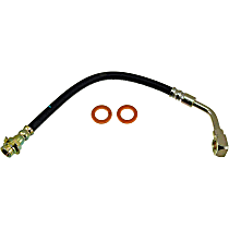 Rear, Driver and Passenger Side Brake Line, With Rear Disc, Metal and Rubber, First Stop Series