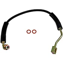 H380195 Front, Passenger Side First Stop Series Brake Line, Metal and Rubber