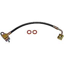 Rear, Passenger Side Brake Line, With Rear Disc, Metal and Rubber, First Stop Series