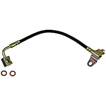 Rear, Driver Side Brake Line, With Rear Disc, Metal and Rubber, First Stop Series