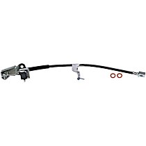Front, Passenger Side Brake Line, Metal and Rubber, First Stop Series