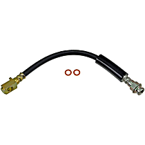 Front, Passenger Side Brake Line, Metal and Rubber, First Stop Series