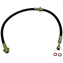 H380761 Front, Driver and Passenger Side First Stop Series Brake Line, Metal and Rubber