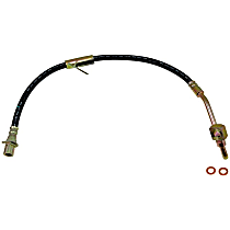 H381033 Front, Passenger Side First Stop Series Brake Line, Metal and Rubber