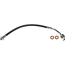 H381104 Front, Passenger Side First Stop Series Brake Line, Metal and Rubber