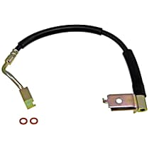 Front, Passenger Side Brake Line, RWD, Metal and Rubber, First Stop Series
