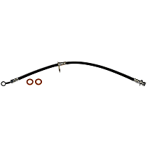 H382555 Front, Driver Side First Stop Series Brake Line, Metal and Rubber