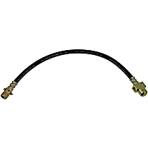 Rear, Center Brake Line, With Dual Rear Wheels (Drw); Without Heavy Duty Chassis Cab; With Single Rear Wheel (Srw), Metal and Rubber, First Stop Series - Rear, Center