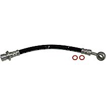 Rear, Driver and Passenger Side, Outer Brake Line, With Rear Disc, Metal and Rubber, First Stop Series