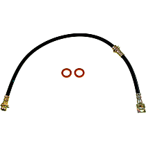 Front, Driver Side Brake Line, 135.5 in. WB, 15,000 Lb. GVW, Metal and Rubber, First Stop Series