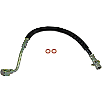 Front, Driver Side Brake Line, Metal and Rubber, First Stop Series