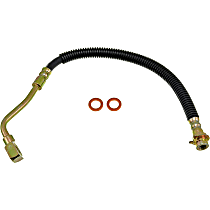 Front, Passenger Side Brake Line, Metal and Rubber, First Stop Series