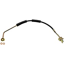 Front, Passenger Side Brake Line, Metal and Rubber, First Stop Series