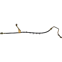 H620343 Front, Driver Side First Stop Series Brake Line, Metal and Rubber