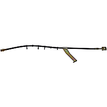 H620381 Front, Driver Side First Stop Series Brake Line, Metal and Rubber