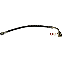 Rear, Passenger Side, Outer Brake Line, With RPO Code JH6 (9,900 Lb. GVW, Power Brakes, Hydraulically Boosted, 4 Wheel Disc), EPDM Rubber, First Stop Series