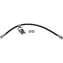 Front, Driver Side Brake Line, RWD, With Sales Code BR4 (Performance Brakes, ABS, 4 Wheel Disc Brakes); With Sales Code BR7 (Regenerative Brakes, ABS, 4 Wheel Disc Brakes), EPDM Rubber, First Stop Series - Front, Driver Side