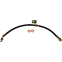 Rear, Passenger Side Brake Line, EPDM Rubber, First Stop Series - Rear, Passenger Side