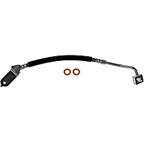 Rear, Driver Side Brake Line, With Sales Code Br4 (Performance Brakes, Abs, 4 Wheel Disc Brakes), Br7 (Regenerative Brakes, Abs, 4 Wheel Disc Brakes), Metal and Rubber, First Stop Series