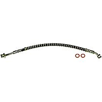 Front, Driver Side Brake Line, Metal and Rubber, First Stop Series