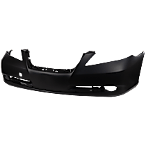 Front Primed Bumper Cover, without Parking Aid Sensor Holes, with Fog Light Holes, without Parking Aid Sensor Holes, 6 Cyl., 3.5L Engine, Base Model