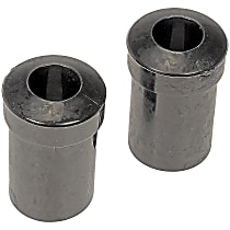 Leaf Spring Bushing - Black, Rubber, Direct Fit, Set of 2