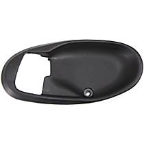 Front, Driver Side, Interior, Door Handle Trim, Gray