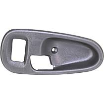 Front or Rear, Driver Side, Interior, Door Handle Trim, Textured Black