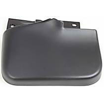 Rear, Driver Side Mud Flaps, Black, Plastic